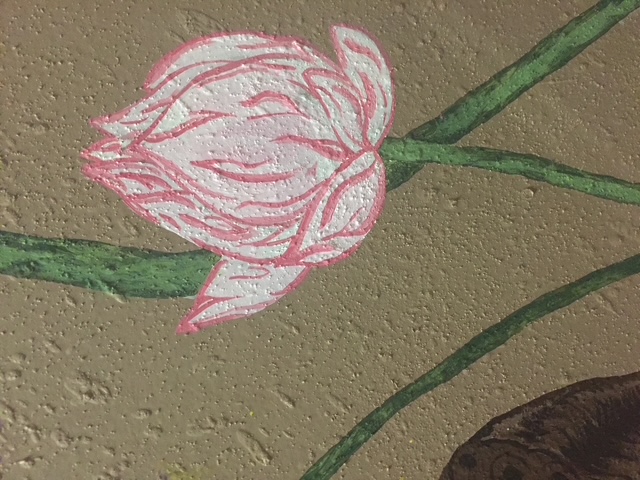 Lotus mural, view 9.